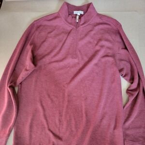Peter Millar Crown 1/4 Zip Pullover – Size L – Burgundy Knit – Worn Once – Origi